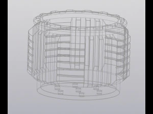 Techno planter 3D Print Model