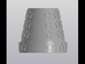 화분 별이 빛나는 하늘 3D 프린트 모델