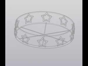 Flowerpot Starry sky Modèles 3D en vedette