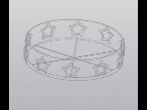 Flowerpot Starry sky 3D Print Model