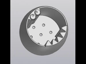 Monster planter 3D Print Model