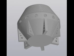 Planter Holder Space style 3D Print Model