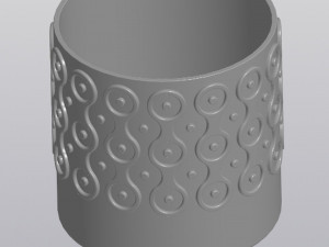 Patterned planter with legs 3Dプリントモデル
