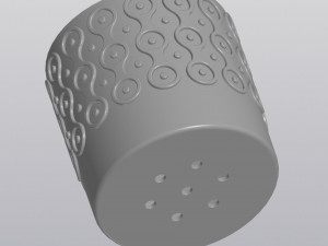 Patterned planter with legs 3Dプリントモデル