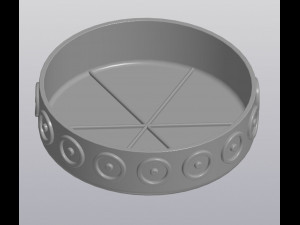 Patterned planter with legs 3Dプリントモデル