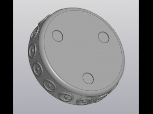 Patterned planter with legs 3Dプリントモデル