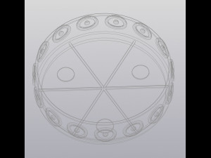 Patterned planter with legs 3Dプリントモデル