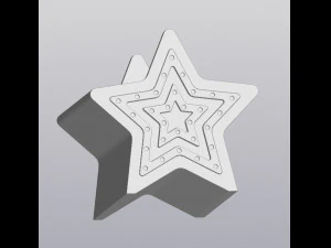 Gwiazda z uchwytem na długopis do sadzarki Model do druku 3D