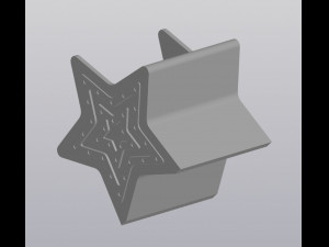 Planter Penholder Star 3D-printmodel