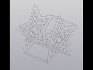 Planter Penholder Star 3D-printmodel