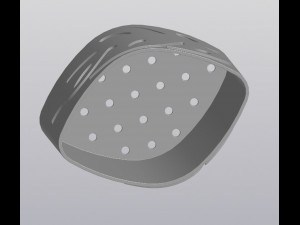 Flowerpot Monstera 2 leafs 3D 打印模型