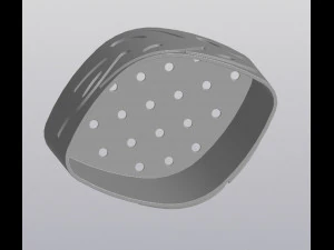 Flowerpot Monstera 2 leafs 3D Print Model