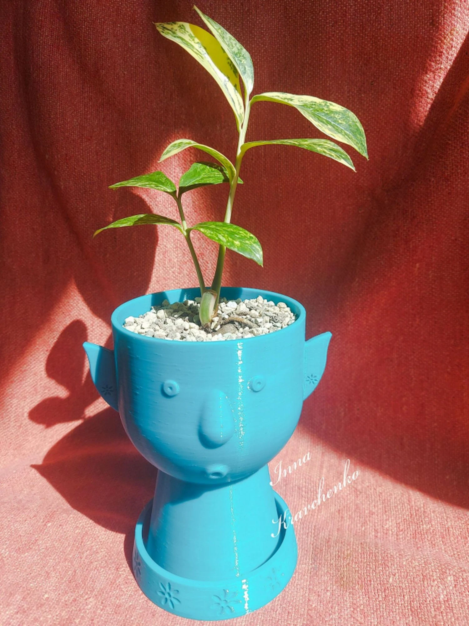 Flower Elf Planter 3D Print Model .c4d .max .obj .3ds .fbx .stl .blend 