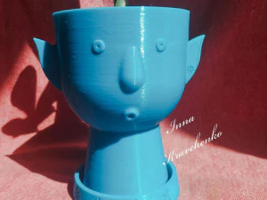 Flower Elf Planter 3D Print Model
