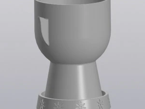 Flower Elf Planter 3D Print Model