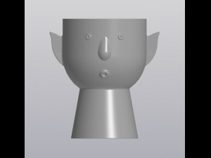Flower Elf Planter 3D Принт Модель