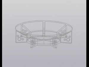 Fioriera Spazio aperto Modello di stampa 3D