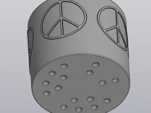 Planter Peace 3D Print Model