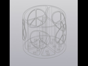 Planter Peace 3D Принт Модель