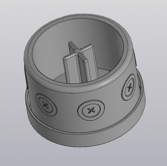 Button planter 3D-Druckmodell .c4d .max .obj .3ds .fbx .stl .blend 