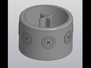 Button planter 3D-Druckmodell