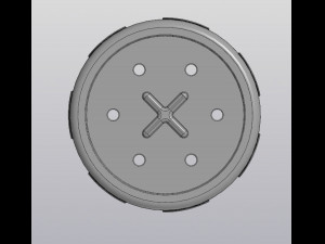 Button planter 3D-Druckmodell