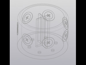 Button planter 3D-Druckmodell