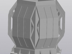Planter Techno magic Model Cetak 3D