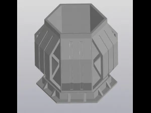 Planter Techno magic 3D Print Model