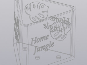 Planter Home Jungle 3D-Druckmodell