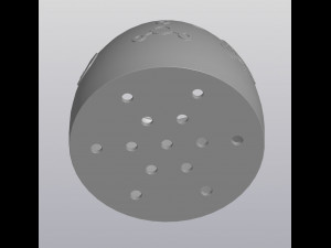 Landed UFO Planter 3D Baskı Modeli