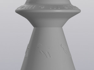 UFO beam Planter 3D 打印模型