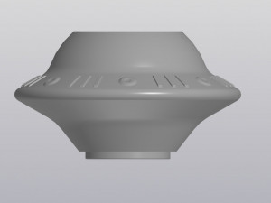 UFO beam Planter 3D 打印模型