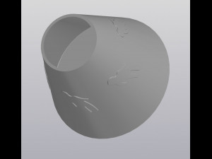UFO beam Planter 3D 打印模型