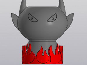 Devil planter 3D 打印模型