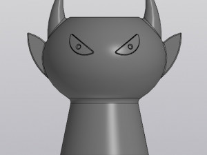 Devil planter Model Cetak 3D
