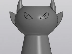 Devil planter 3D Print Model