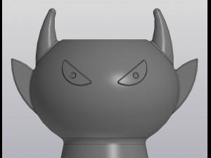 Devil planter Model Cetak 3D