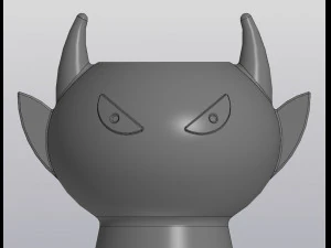Devil planter 3D Print Model