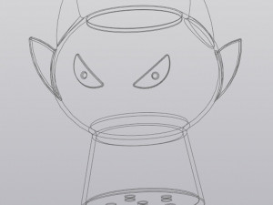 Devil planter Model Cetak 3D