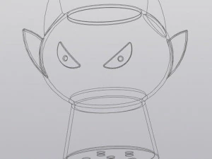 Devil planter 3D Print Model