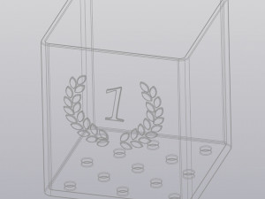 Prize podium Planter 3D 打印模型