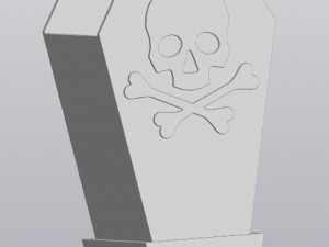 Coffin vertical Planter Modelo de impresión 3D