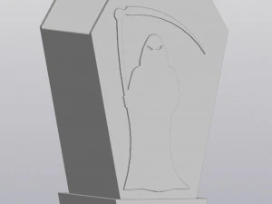 棺材立式花盆 3D 打印模型