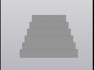 Pyramid Planter Model Cetak 3D