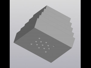 Pyramid Planter Model Cetak 3D