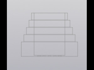 Pyramid Planter Model Cetak 3D