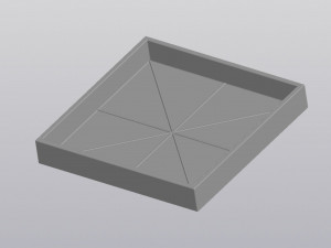 Pyramid Planter Model Cetak 3D