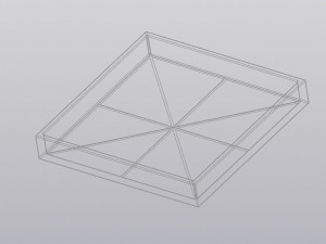 Pyramid Planter Model Cetak 3D