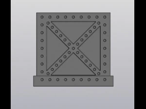 Metal box Planter 3D Print Model